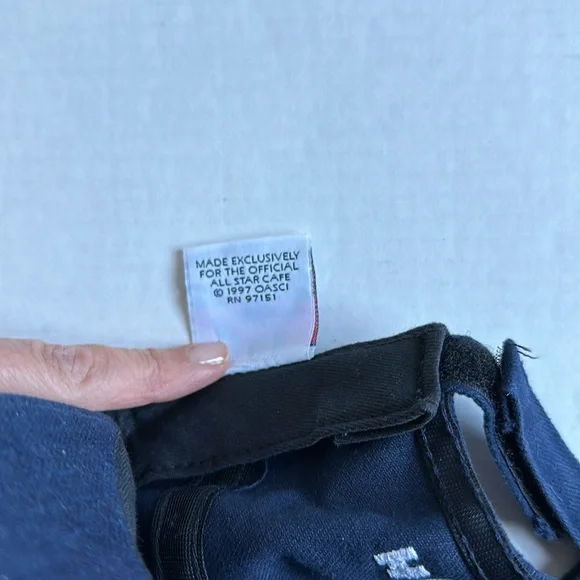 ALL STAR CAFE Black Adjustable Embroidered Cap Vintage - Picture 7 of 7